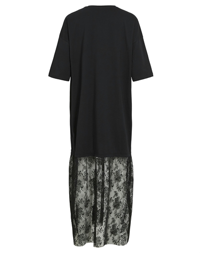 Vila - VIKata Oversize Lace Kjole - Black